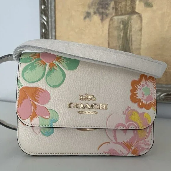 NWT Coach Mini Brynn Crossbody With Dreamy Land/Mystical Floral Print C8324 - Picture 2 of 10